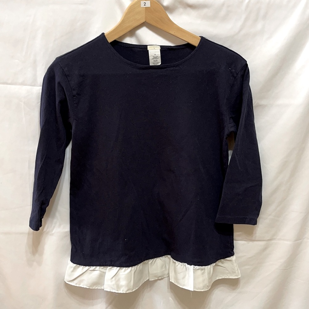 Crewcuts navy blouse